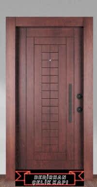 Empty room with white flat smooth walls and dark wooden parquet floor under sun light through window, 3D illustration